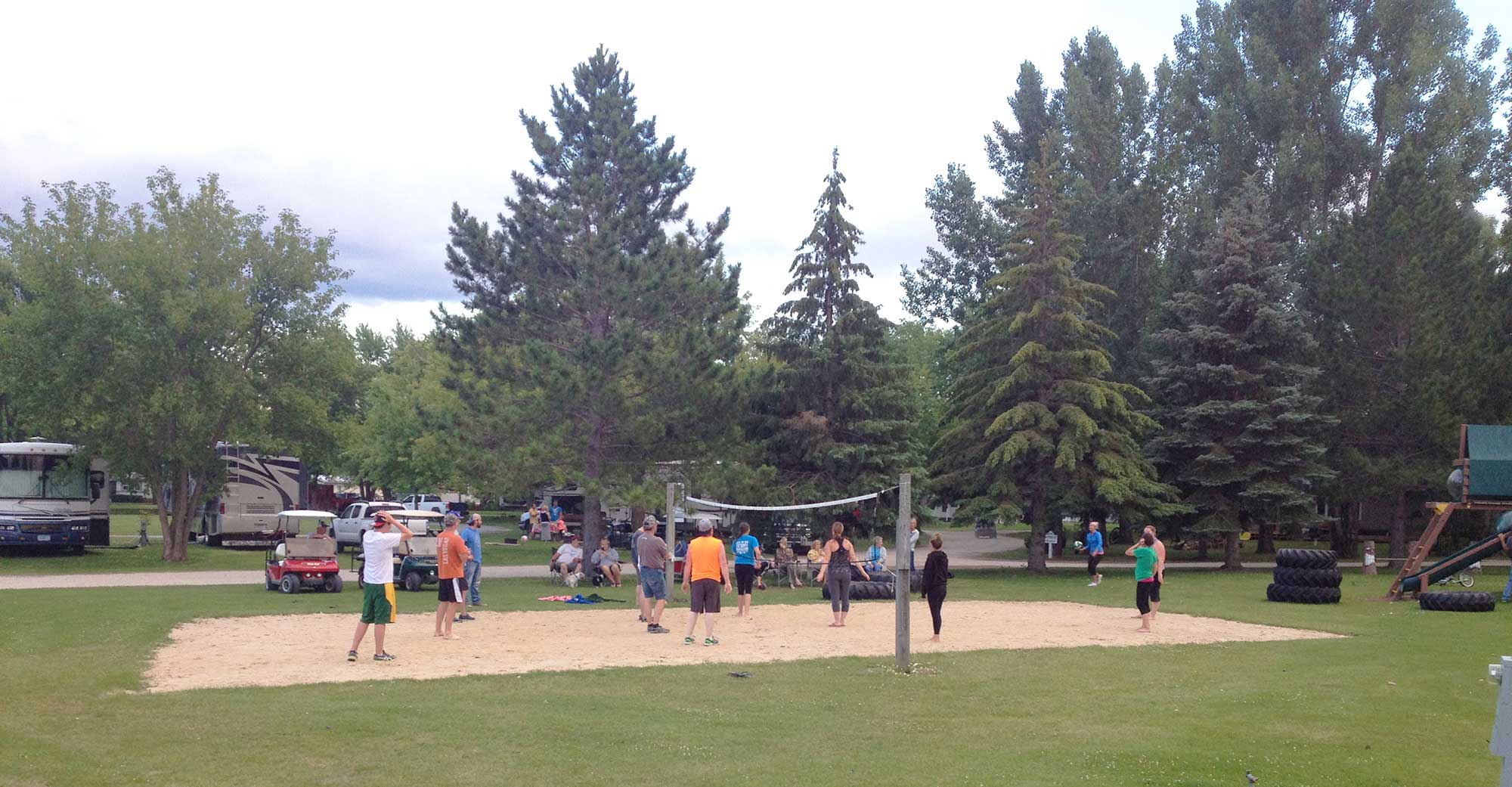 Lake of the Woods Campground Full hook up Rv and tenting campground